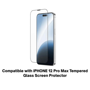 Gorilla Tempered Glass for Apple iPhone 12 Pro Max | Transparent Edge-to-Edge Screen Protector with Easy Installation Kit (Pack Of 2)
